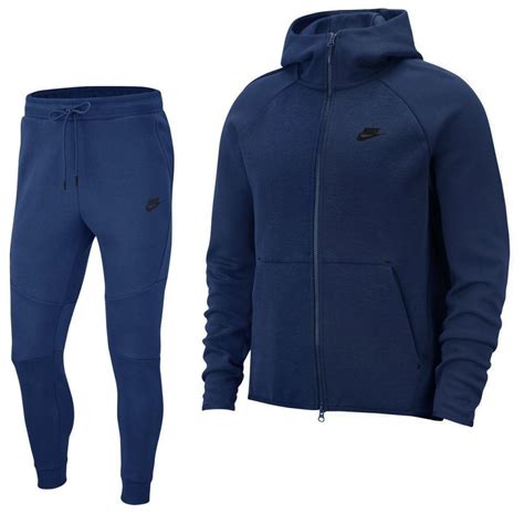 nike tech fleece pak donkerblauw